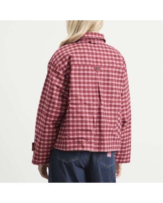Damson Madder Green Marcelle Barn Jacket