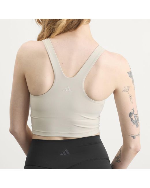 Adidas White All Me Tank Top