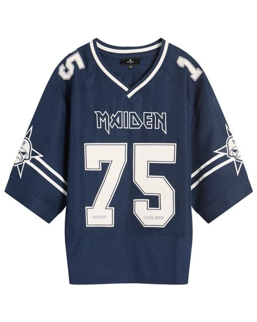 Represent Blue Iron Maiden Anniversary Jersey for men