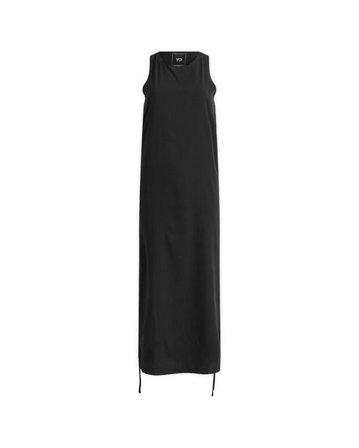 Y-3 Black Racer Midi Dress