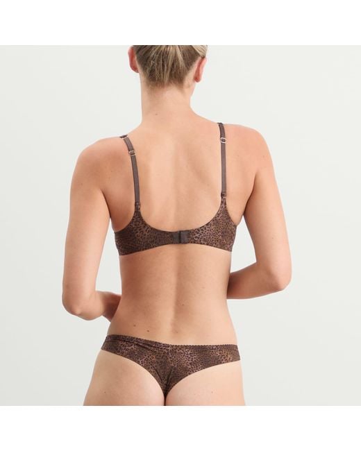 Fruity Booty Brown Leopard Thong