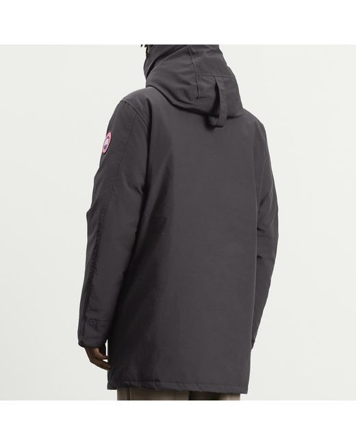 Canada Goose Black Langford Parka Jacket Classic Disc for men