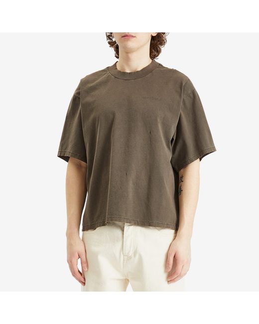 Won Hundred Brown Houston Italic T-Shirt for men