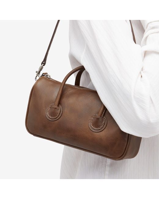★MARGE SHERWOOD★ STUD ZIPPER WALLET_2colors Marge Sherwood Zipper Small Bag in Brown | Lyst