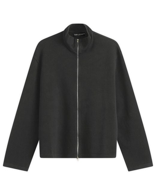 Our Legacy Black Shrunken Full Zip for men