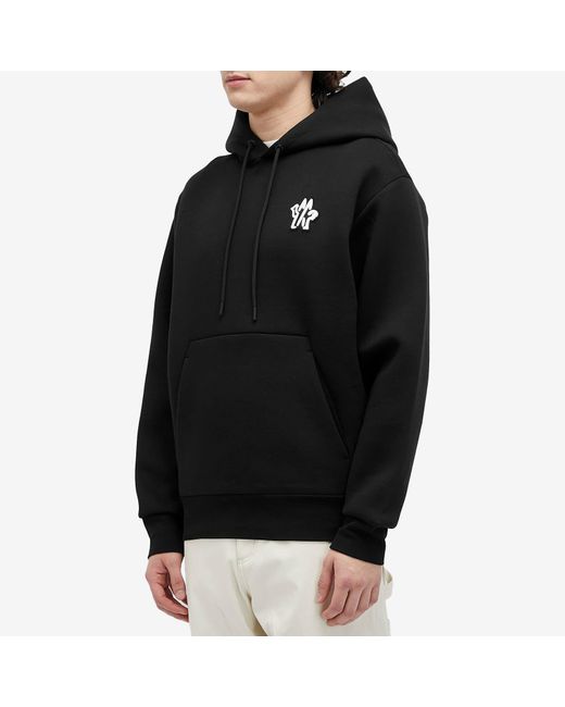 Moncler Black Badge Logo Hoodie for men