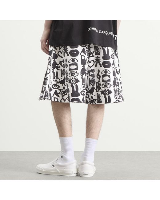 Comme des Garçons Black Cotton Pagowski Shorts for men