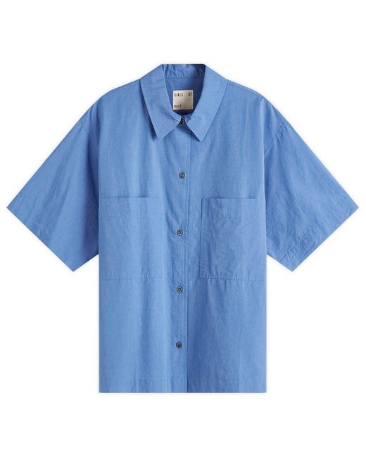 Girls Of Dust Blue Okinawa Short Sleeve Shirt