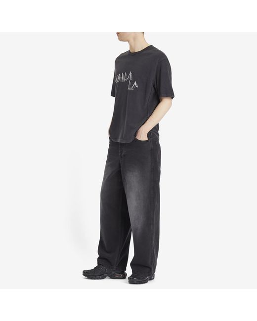 ACMH by Magic Castles Black Oog Lala Ss T-Shirt for men