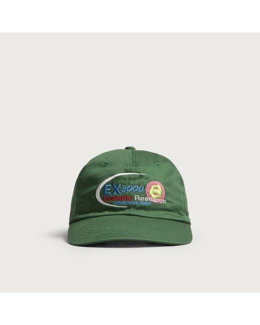 Ecstatic Research Green Supplements Hat for men