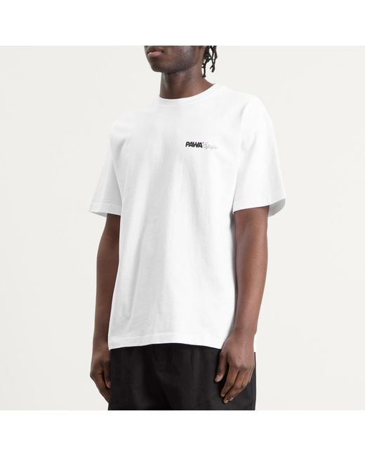 Pawa Speed Sports White Equipe T-Shirt for men
