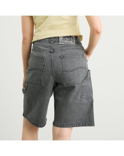 Dime Gray Classic Denim Shorts