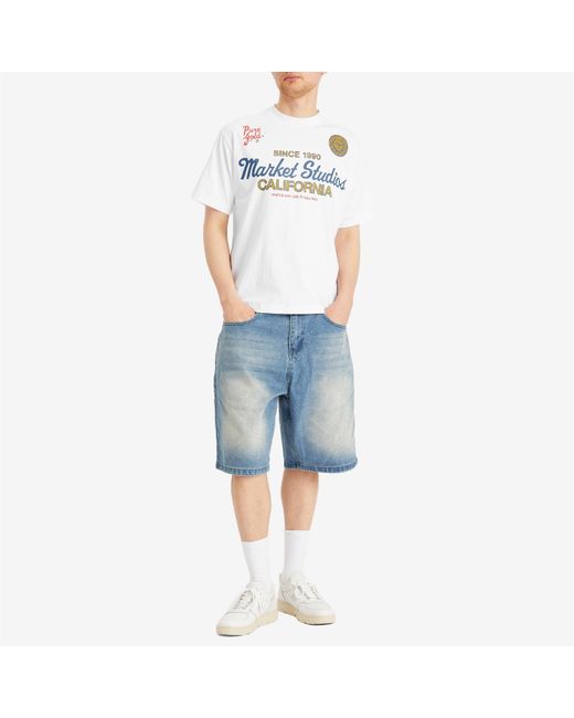 Market White Pure T-Shirt for men