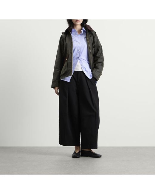 Barbour Black Carville Wax Jacket