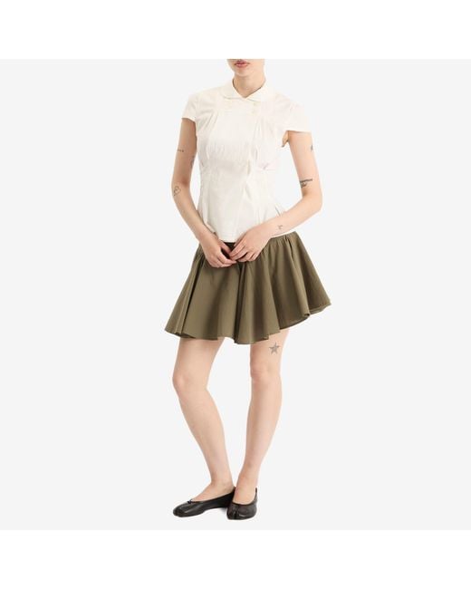 Peachy Den Brown Dylan Mini Skirt