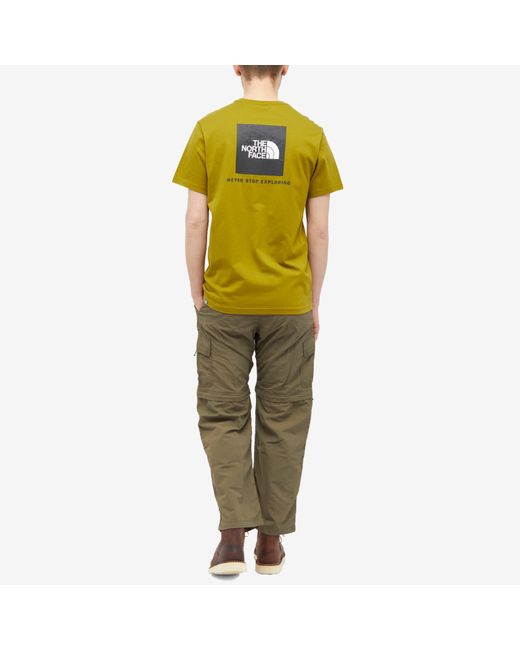 The North Face Yellow Redbox T-Shirt for men