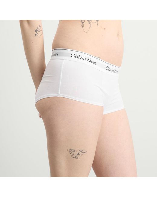 Calvin Klein White Icon Boy Short