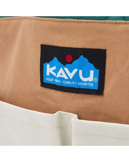 Kavu Blue Twin Falls Tote Bag for men
