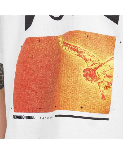 Neighborhood Orange Ss-7 T-Shirt for men