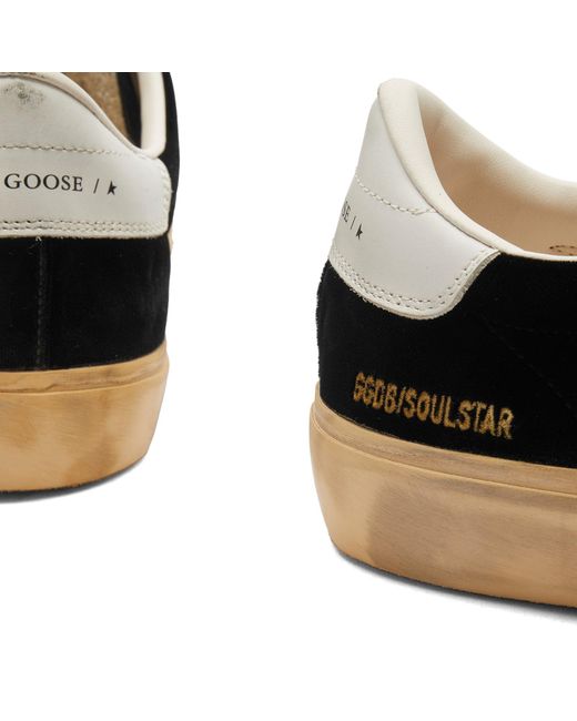 Golden Goose Deluxe Brand Black Soul Star Sneakers for men