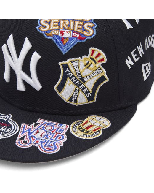 KTZ Blue Image New York Yankees All Over 59Fifty Cap
