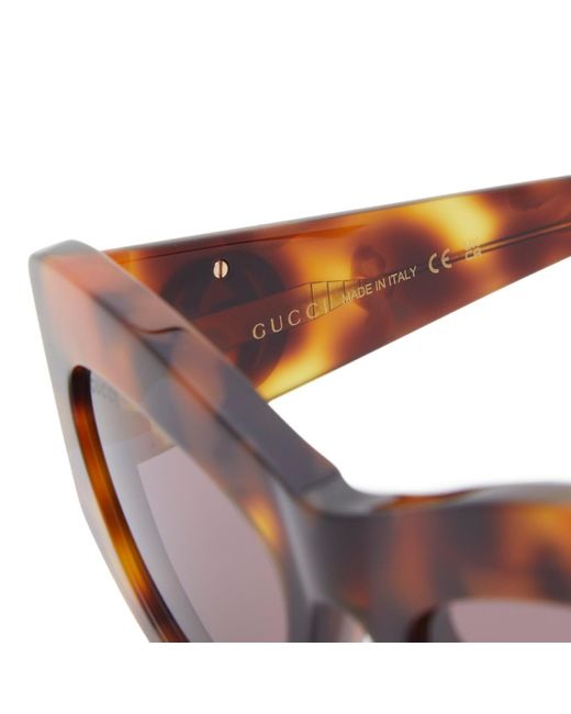 サングラス GUCCI Gg1843s Sunglasses - Gucci - Acetate - Brown Gucci Gg1843S Sunglasses in Brown | Lyst