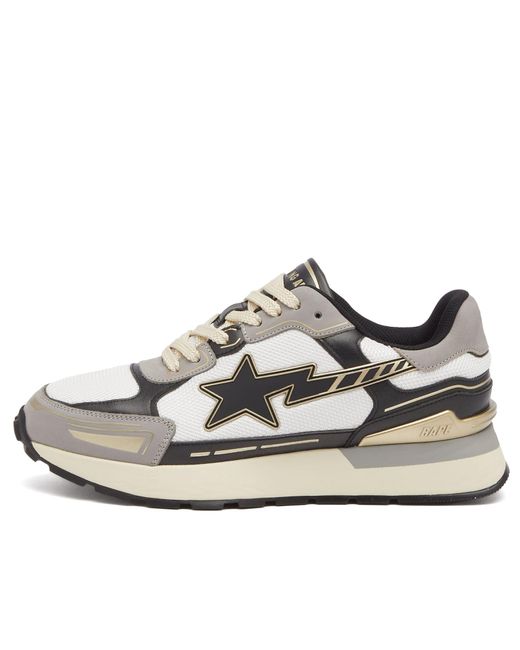 A Bathing Ape White Roadsta Express Pro Sneaker for men