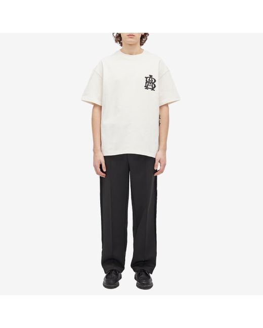 About Blank Gray Monogram Track Pants for men