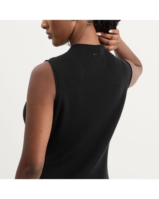 Nike Black Wool Classics Knit Dress