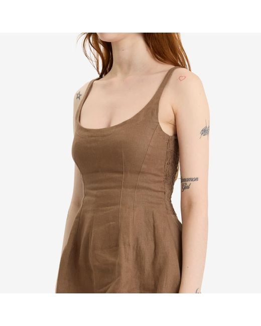 Faithfull The Brand Brown Syna Top
