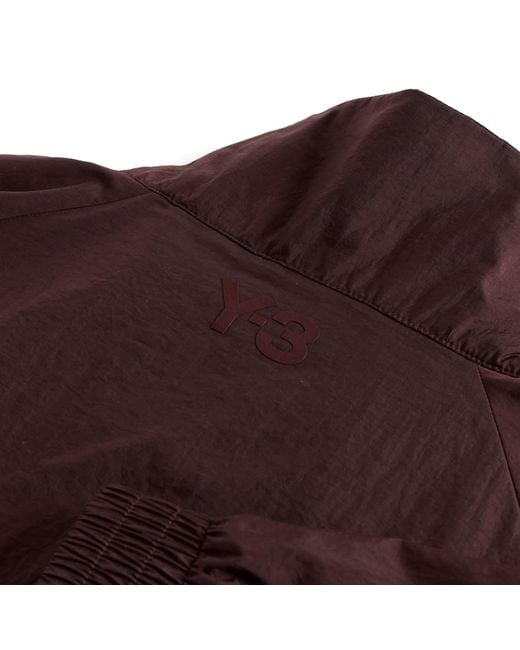 Y-3 Purple Gradient Stripes Nylon Track Top