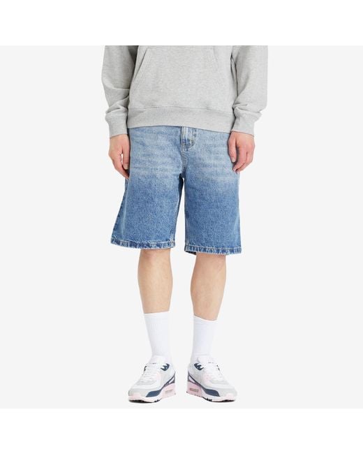 BBCICECREAM Blue Astro Denim Shorts for men