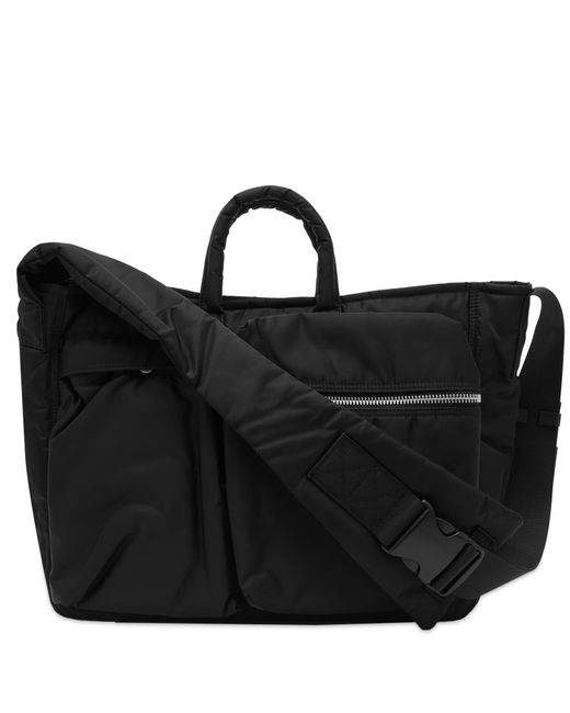 Sacai Black X Porter Yoshida & Co. Delivery Pocket Bag for men