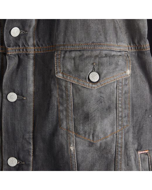 Acne Gray Robert U Trafalgar Denim Jacket for men