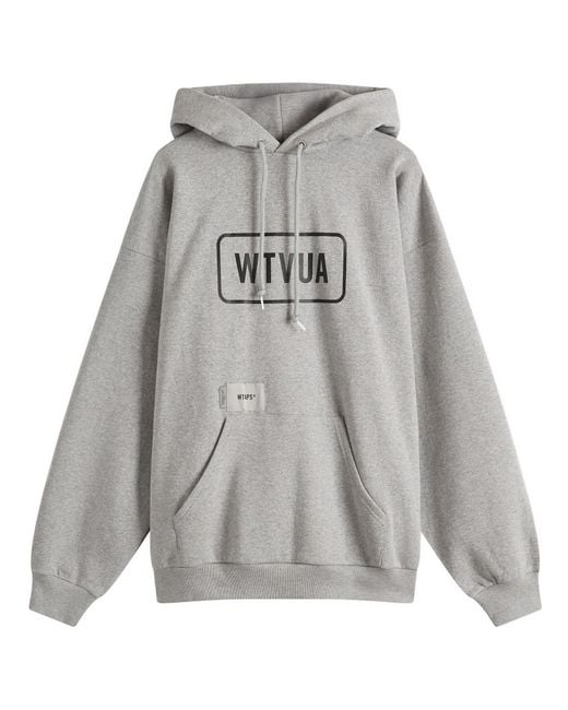 トップス WTAPS WTVUA / HOODY / COTTON 02 WTAPS Wtvua Hoodie in Gray for Men | Lyst