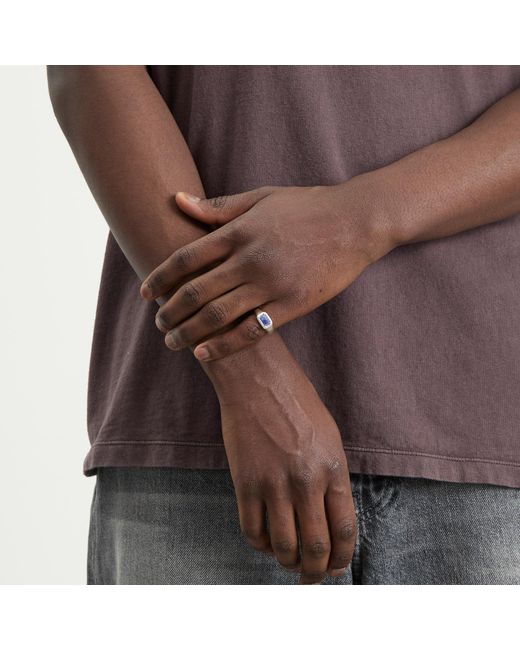 Serge Denimes White Jasper Ring for men