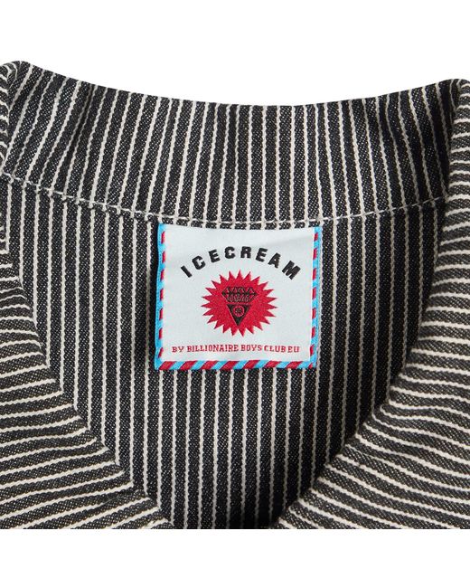 ICECREAM Gray End. X Popsicle Hickory Denim Shirt