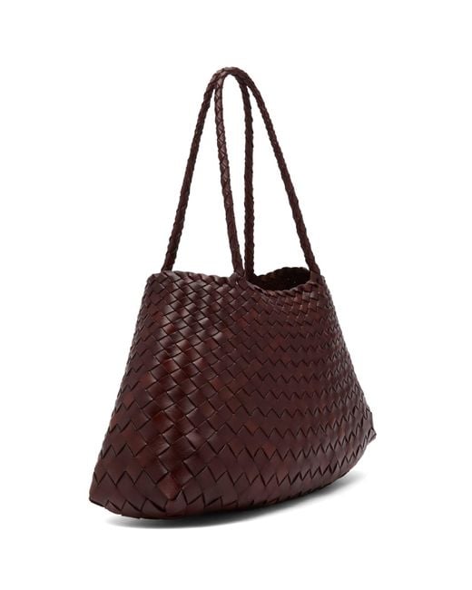 Dragon Diffusion Brown Santa Croce Large Bag