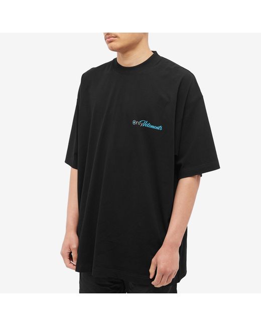 Vetements Only T-shirt in Black | Lyst UK