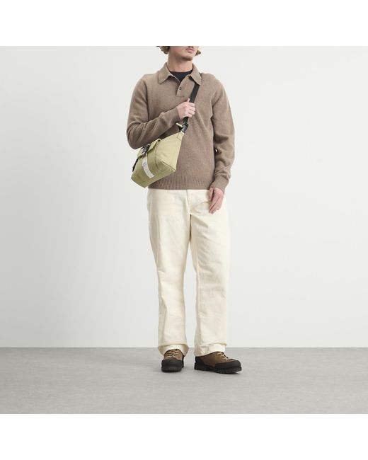 A.P.C. Green Trek Cross Body Bag for men