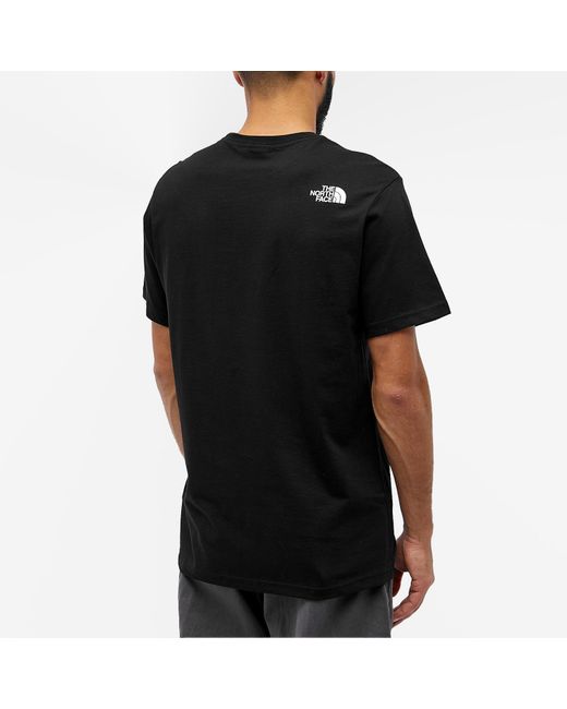 The North Face Black Graphic T-Shirt for men