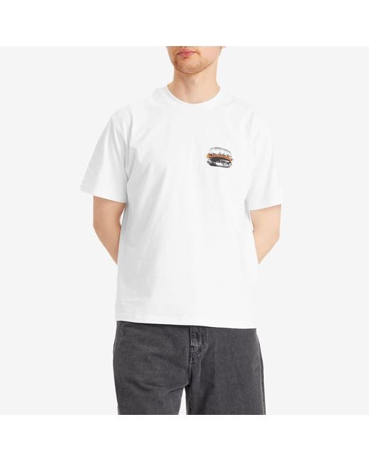Thisisneverthat White Hamburger T-Shirt for men