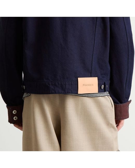 J.W. Anderson Blue Turn Up Cuff Jacket for men