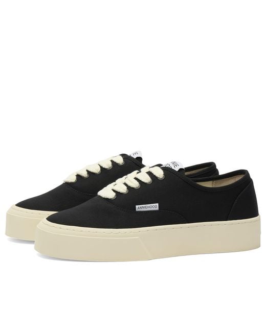 Annie Hood Black Hood Lace Up Sneaker for men