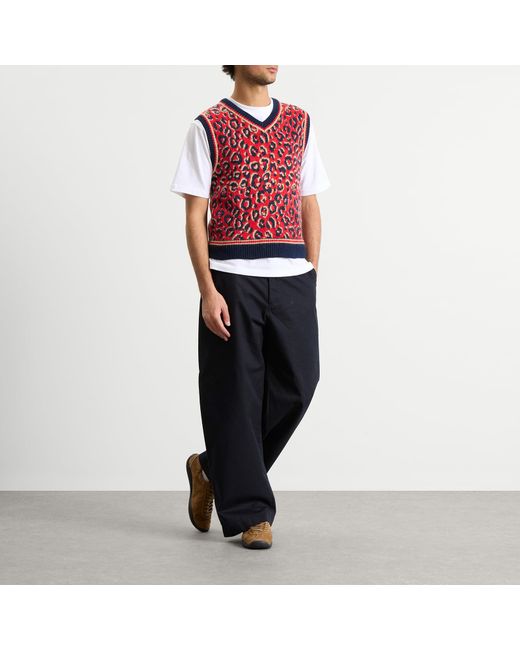 Adidas Red X Wales Bonner Knit Vest for men