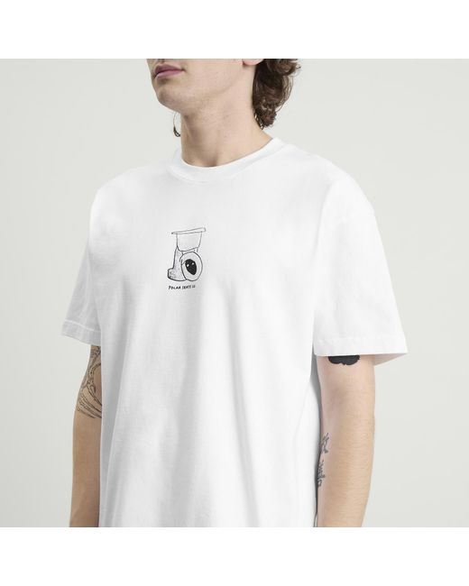 POLAR SKATE White Toilet T-Shirt for men