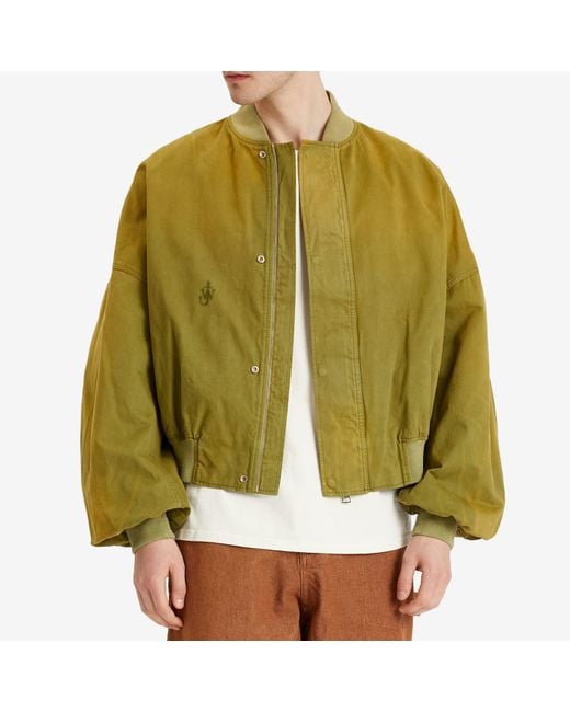 J.W. Anderson Green Bomber Jacket for men