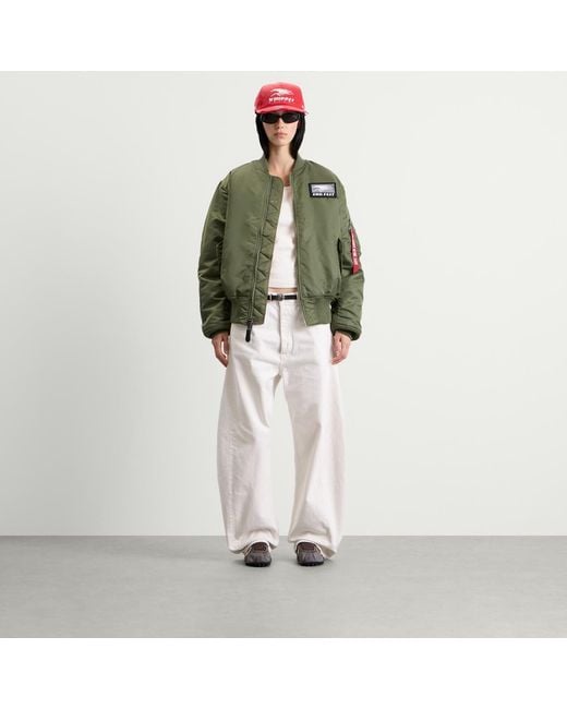 Alpha Industries Green End. X Ma-1 Bomber Jacket