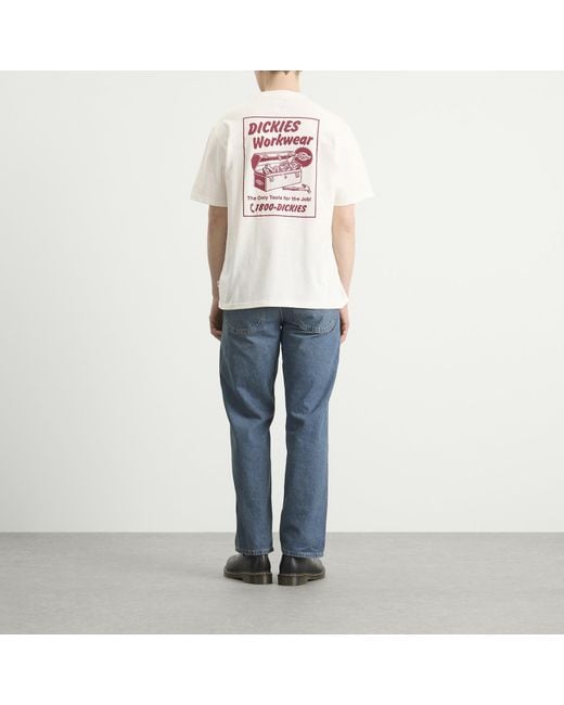 Dickies White Dry Ridge T-Shirt for men