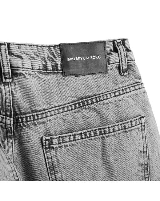 MKI Miyuki-Zoku Gray Denim Classic Jean for men